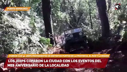 Los jeeps coparon la ciudad con los eventos del mes aniversario de la localidad