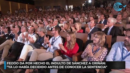 Feijóo da por hecho el indulto de Sánchez a Griñán: «Ya lo había decidido antes de conocer la sentencia»