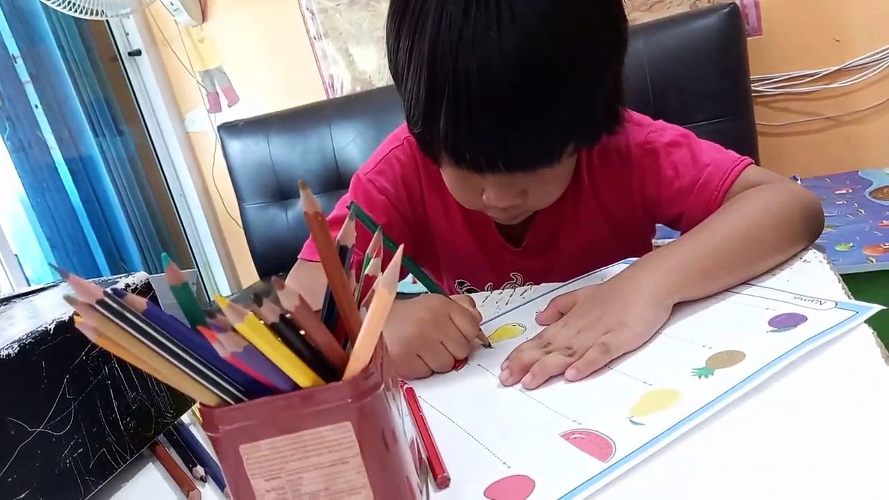 จีโน่ ระบายสี ผลไม้