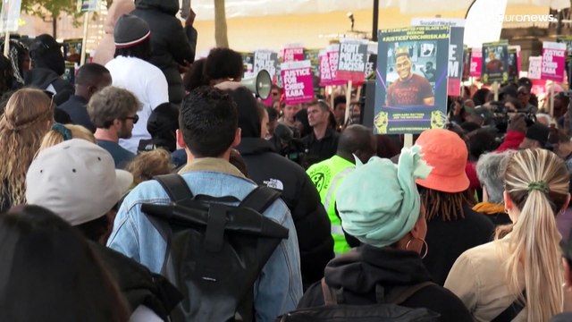 Protest held in London over police shooting of unarmed man Chris Kaba