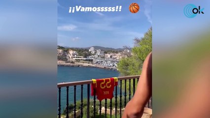 Rafa Nadal manda un mensaje de apoyo a la selección de baloncesto antes de la final del Eurobasket