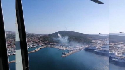 Son dakika haberi: Çeşme'de Korkutan Yangın