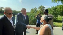 Erdoğan Central Park'taki Amerikalılara Türkçe sigara uyarısı