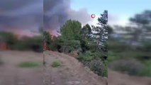 Son dakika haberleri... Çorum'da orman yangını: Yangına müdahale havadan ve karadan sürüyor