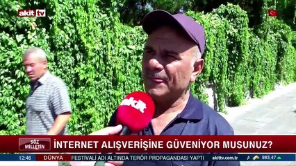 İnternet alışverişine güveniyor musunuz?