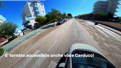 Mareggiata a Cesenatico, il giorno dopo