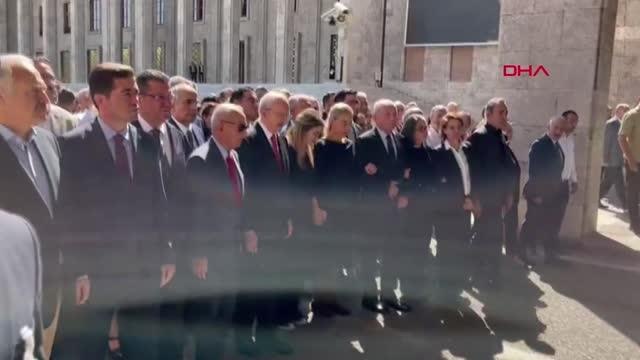 Eski milletvekili Pekşen için TBMM'de tören