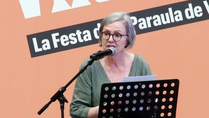 Mercè Ibarz a la Festa de la Paraula de VilaWeb