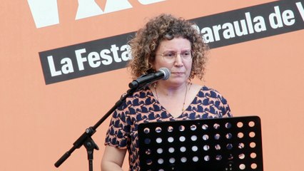 Tina Vallès a la Festa de la Paraula de VilaWeb