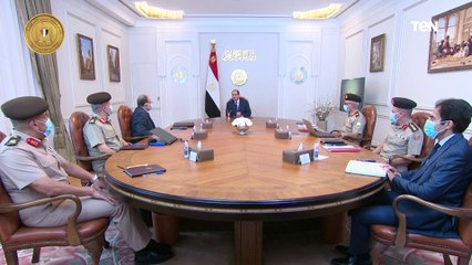 السيد الرئيس يتابع الموقف الإنشائي لمشروعات الهيئة الهندسية على مستوى الجمهورية
