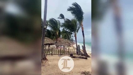 Así se siente el Huracán Fiona en Bávaro