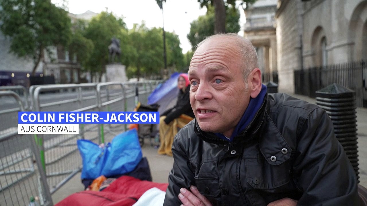 'Kalt' and 'müde', London wartet auf Trauerfeier für die Queen