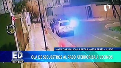 Secuestros al paso: vecinos de Surco preocupados por incremento de la inseguridad