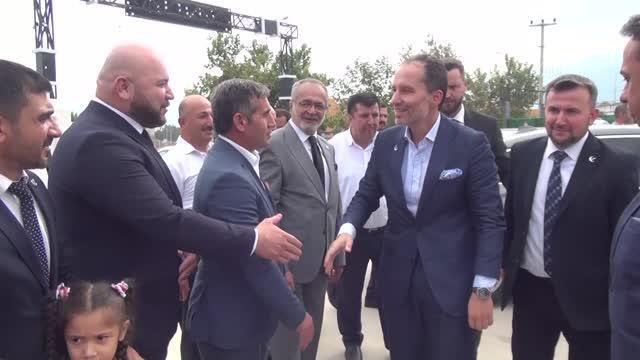 Osmaniye gündem haberi... Yeniden Refah Partisi Genel Başkanı Erbakan, Osmaniye'de konuştu