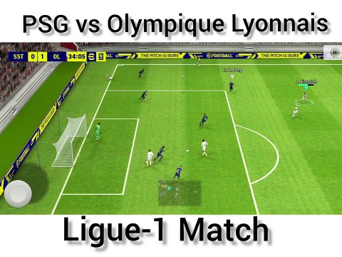 Paris saint-germain vs Olympique Lyonnais Ligue-1 match 2022.