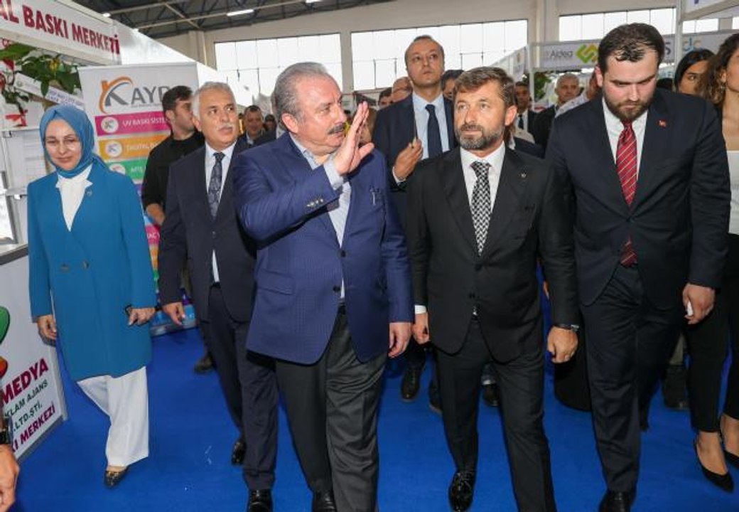 Tekirdağ haberi | TBMM Başkanı Şentop, Çerkezköy Endüstriyel Fuarı'nın açılışına katıldı