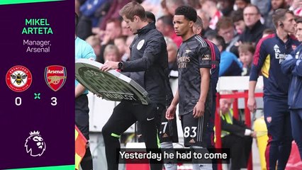 'Pure gut feeling' - Arteta on 15-year-old Nwaneri debut