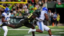 Images from BYU s 41-20 Loss to Oregon