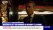 Emmanuel Macron à Westminster Hall: "Nous sommes allés présenter nos respects à la famille royale"