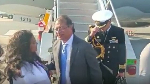 Así fue la llegada de Gustavo Petro a Nueva York para participar en la Asamblea General de la ONU