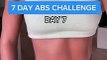 7 day abs challenge  weight loss  abs  slim waist  gym workout  at home workout video  health