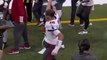 Moment angry Tom Brady HURLS tablet to the ground in frustration during Tampa Bay's win over New Orleans - as fans slam the quarterback for acting like an 'angsty 16-year-old' and insist the NFL 'let's him get away with it'