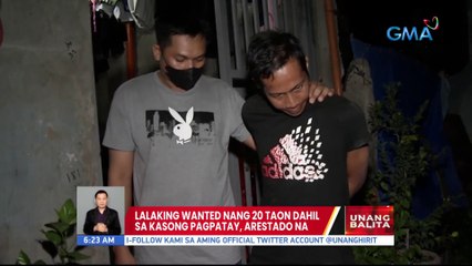 Lalaking wanted nang 20 taon dahil sa kasong pagpatay, arestado na | UB