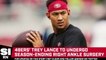 49ers QB Trey Lance to Undergo Season-Ending Ankle Surgery