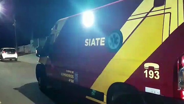 Jovem fica ferido ao cair de moto no Bairro XIV de Novembro e Siate é mobilizado