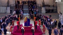 Prime Minister Anthony Albanese pays respect to the late Queen at Westminster Hall, London | September 19, 2022 | ACM