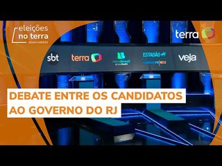Marcelo Freixo (PSB) e Cláudio Castro (PL) debatem sobre segurança pública