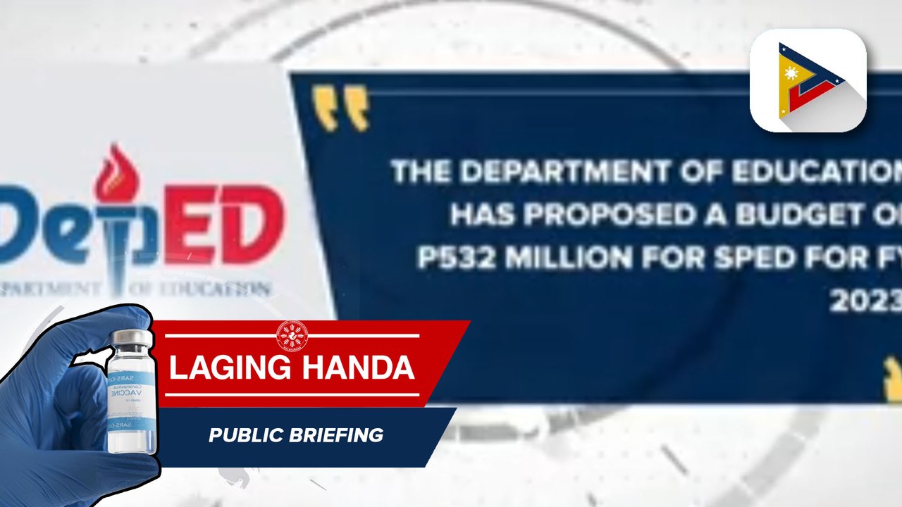 DepEd, nilinaw na hindi isinasantabi ang mga pangangailangan ng mga estudyante ng SPED