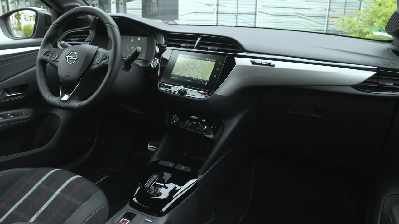 The new Opel Corsa Interior Design in Red