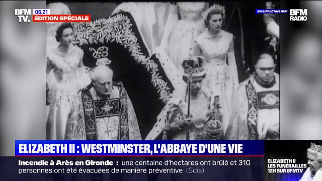 Elizabeth II s'y est mariée, y a été couronnée... Les images historiques au cœur de l'abbaye de Westminster avant ses funérailles
