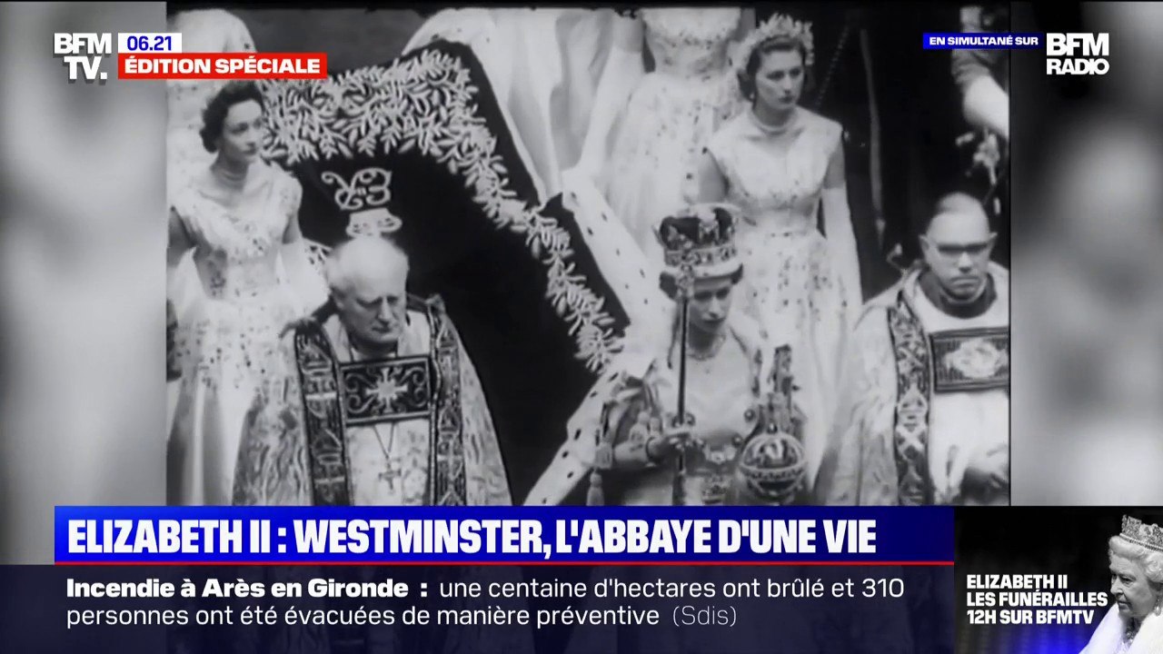 Elizabeth II s'y est mariée, y a été couronnée... Les images historiques au cœur de l'abbaye de Westminster avant ses funérailles