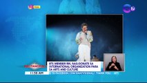 BTS member RM, nag-donate sa international organization para sa arts and culture | BT