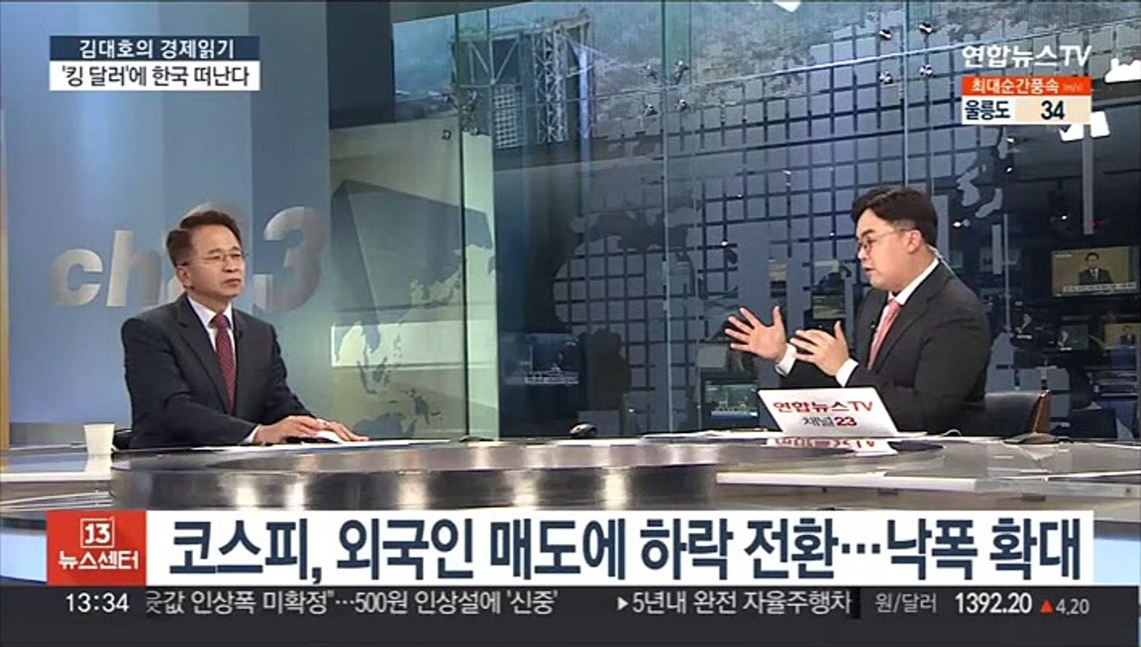 [김대호의 경제읽기] 코스피 외국인 비율 13년 만에 최저…증시 전망은?
