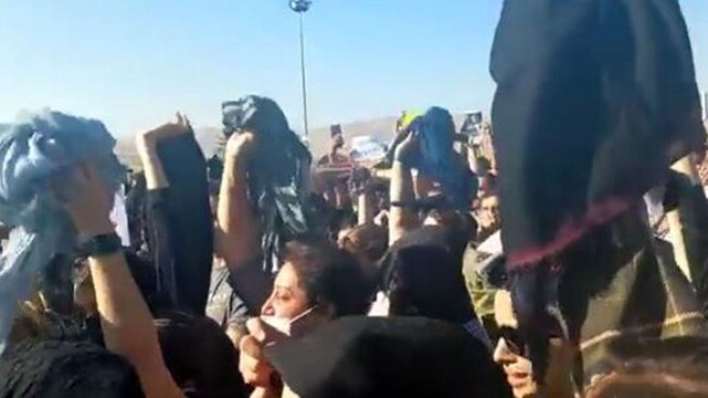 Women rise up in Iran to protest against ‘morality police’ over death of 22-year-old Mahsa Amini