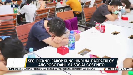 Download Video: Ilang mga senador, pabor kung ipatitigil ang operasyon ng mga POGO dahil sa epekto nito sa peace and order ng bansa