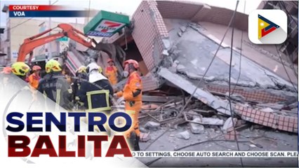 Isa patay sa 6.8-magnitude na lindol sa Taiwan; Nasa 100, sugatan