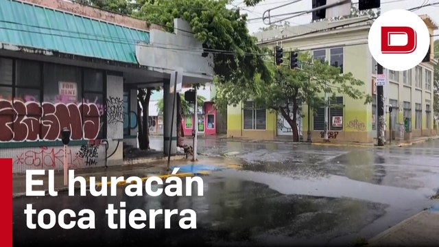 El huracán Fiona toca tierra en Puerto Rico