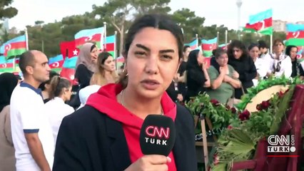 CNN TÜRK Azerbaycan’da: Halk şehitliklere akın etti