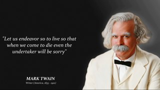 Famous Mark Twain Quotes About Life
