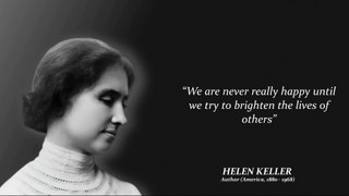 Inspirational Quotes to Never Give Up by Helen Keller Part II