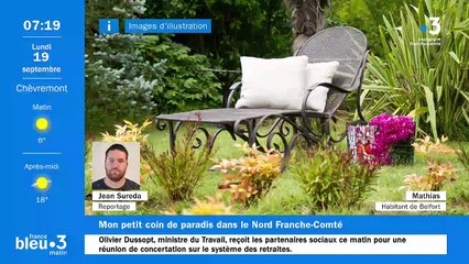 19/09/2022 - Le 6/9 de France Bleu Belfort Montbéliard en vidéo