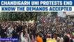 Chandigarh University Row: Protests end after students' demands heeded | Oneindia news *News