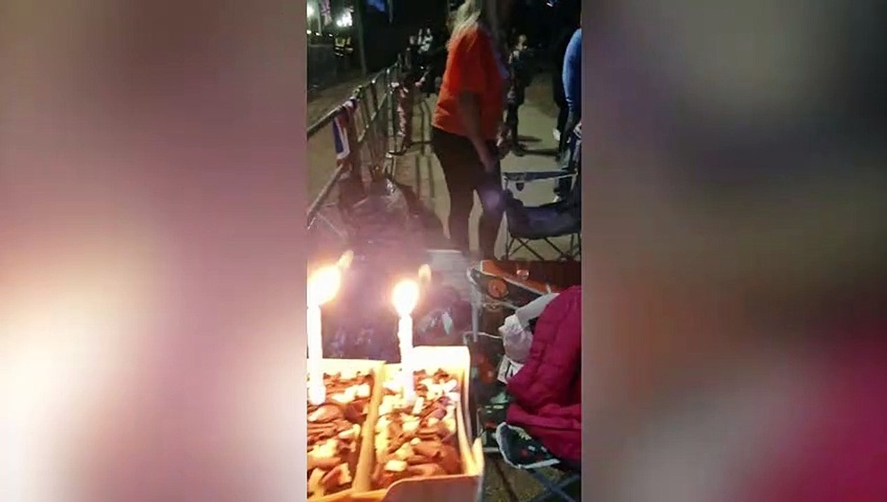 Woman spends her 51st birthday camping out on The Mall to ensure prime spot for Queen's State Funeral