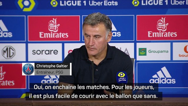 8e j. - Galtier : On aurait pu marquer plus de buts