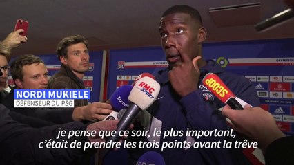 Football/PSG: "Le plus important c'était de prendre les trois points" - (Mukiele)
