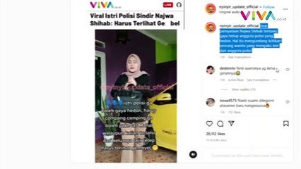 Sindir Najwa Shihab, Wanita Ngaku Istri Polisi Tuai Hujatan
